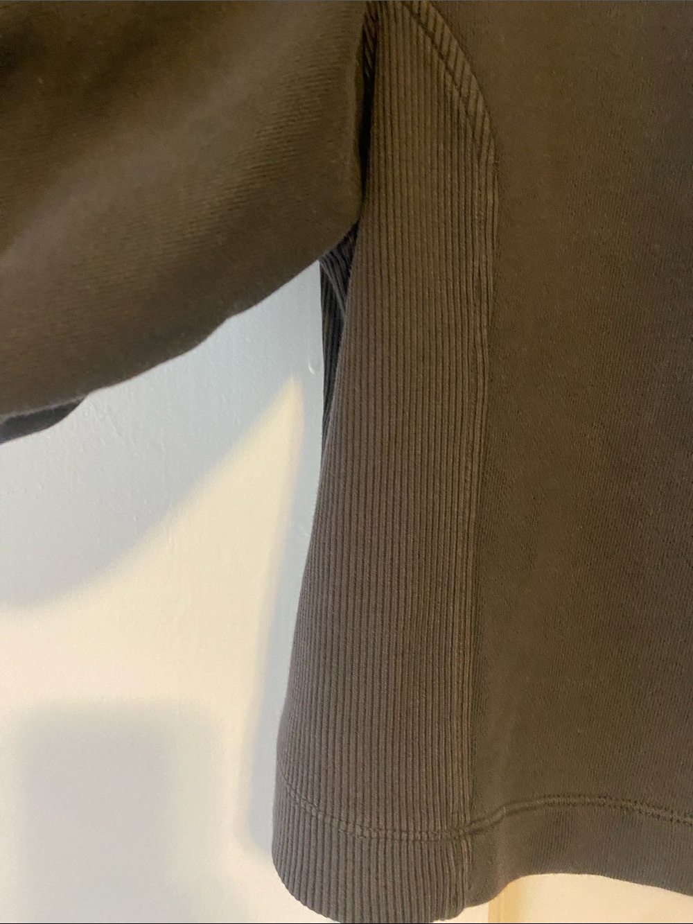 aerie Smoked Gray Seams Right Top and Feeling Femme Mini Skirt Set NWOT - Large - Picture 7 of 10